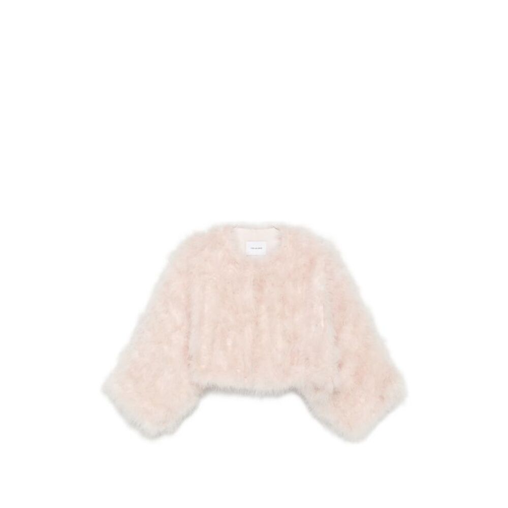 Yves Salomon Pink Jackets - Capes & Ponchos Women